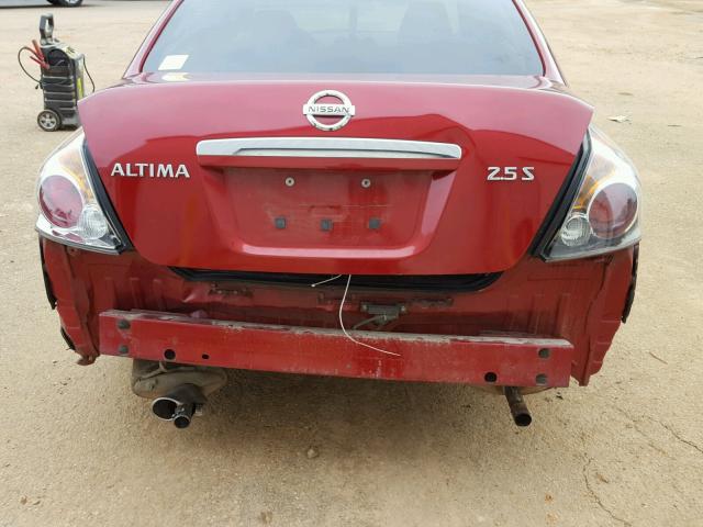 1N4AL21E89N490078 - 2009 NISSAN ALTIMA 2.5 RED photo 9