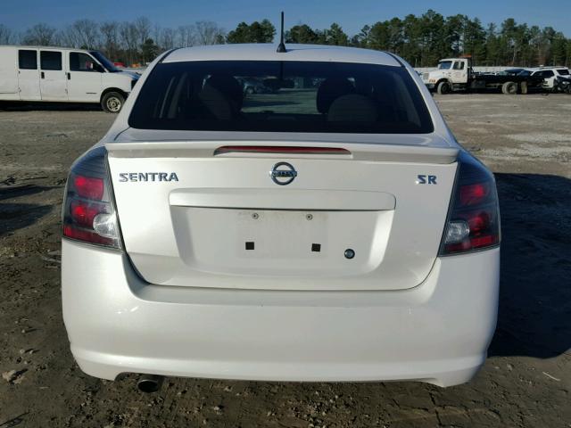 3N1AB6AP5AL688744 - 2010 NISSAN SENTRA 2.0 WHITE photo 9