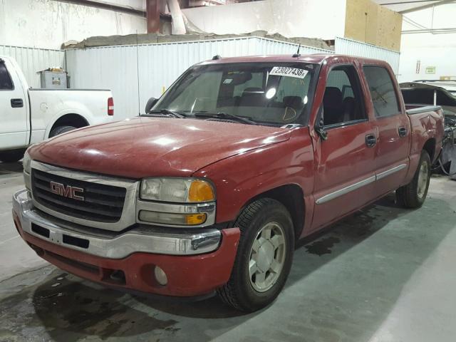 2GTEC13T151338091 - 2005 GMC NEW SIERRA RED photo 2