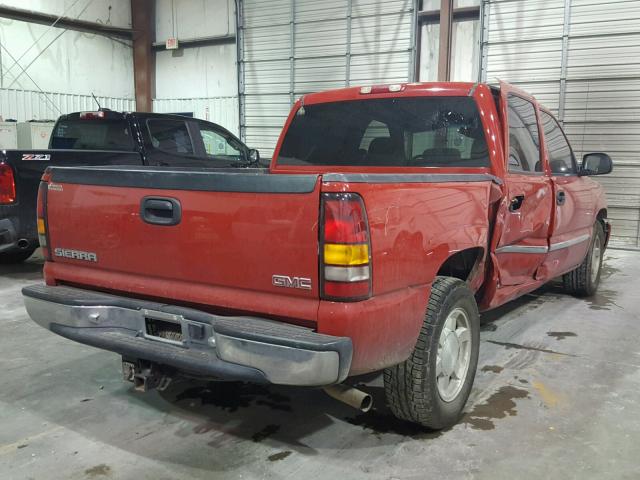 2GTEC13T151338091 - 2005 GMC NEW SIERRA RED photo 4