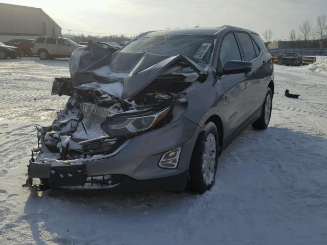 3GNAXJEV0JL112495 - 2018 CHEVROLET EQUINOX LT GRAY photo 2