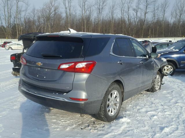 3GNAXJEV0JL112495 - 2018 CHEVROLET EQUINOX LT GRAY photo 4