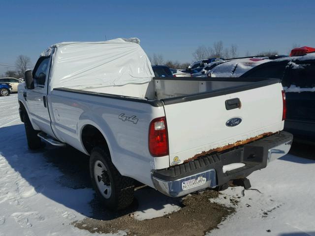 1FTWF31559EA09250 - 2009 FORD F350 SUPER WHITE photo 3