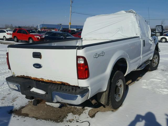 1FTWF31559EA09250 - 2009 FORD F350 SUPER WHITE photo 4