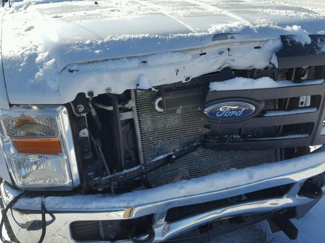 1FTWF31559EA09250 - 2009 FORD F350 SUPER WHITE photo 9