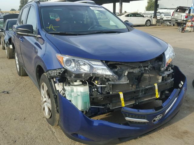 2T3BFREV3EW149408 - 2014 TOYOTA RAV4 LE BLUE photo 1