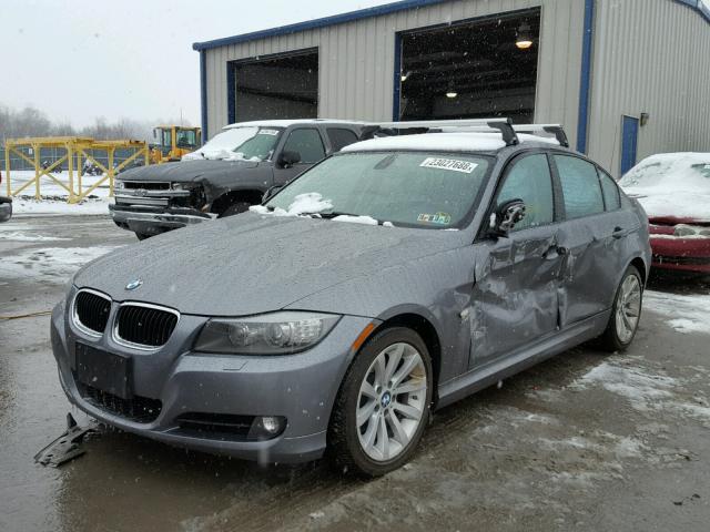 WBAPK7C56BF087473 - 2011 BMW 328 XI GRAY photo 2