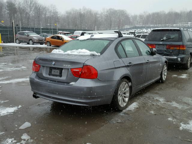 WBAPK7C56BF087473 - 2011 BMW 328 XI GRAY photo 4