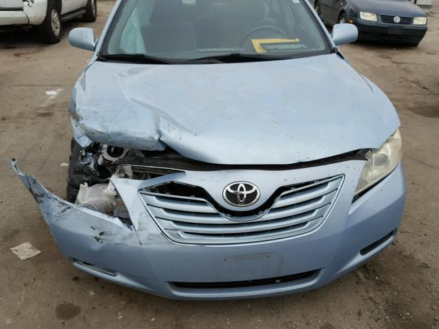 4T1BE46K77U616514 - 2007 TOYOTA CAMRY NEW BLUE photo 9