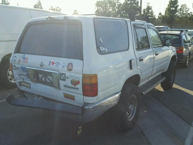 JT3VN29V8P0013854 - 1993 TOYOTA 4RUNNER VN WHITE photo 4