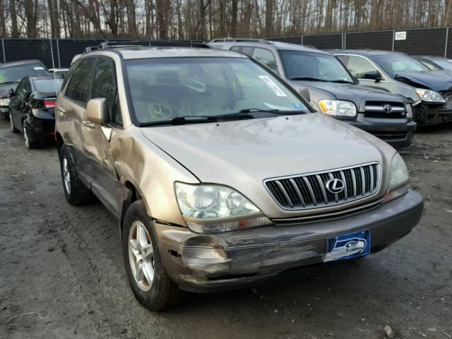 JTJHF10U310221584 - 2001 LEXUS RX 300 BEIGE photo 1