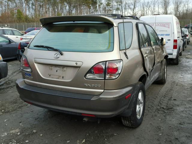 JTJHF10U310221584 - 2001 LEXUS RX 300 BEIGE photo 4