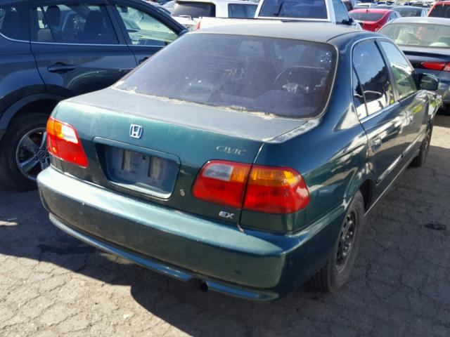 2HGEJ8649XH534763 - 1999 HONDA CIVIC EX 绿色 照片 4