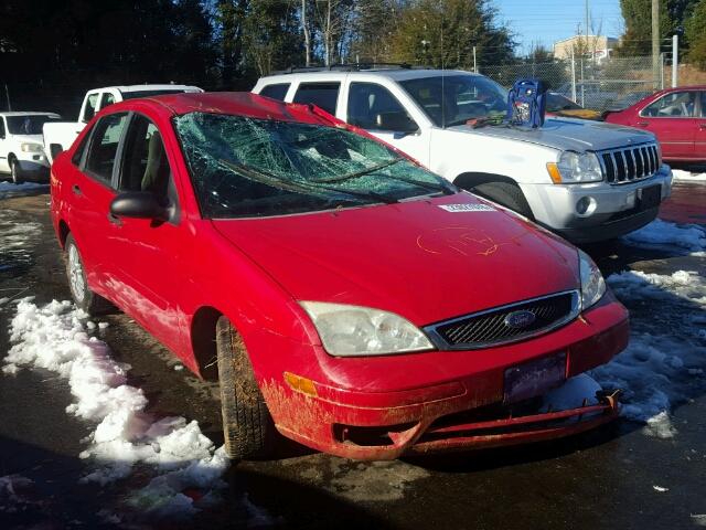 1FAFP34NX7W285686 - 2007 FORD FOCUS ZX4 RED photo 1