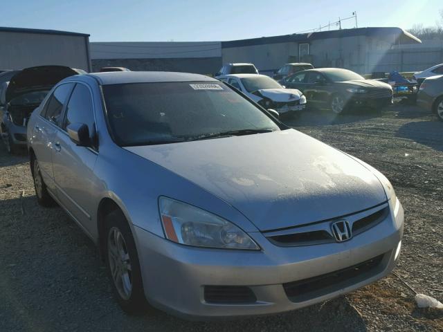 1HGCM56317A215182 - 2007 HONDA ACCORD SE SILVER photo 1