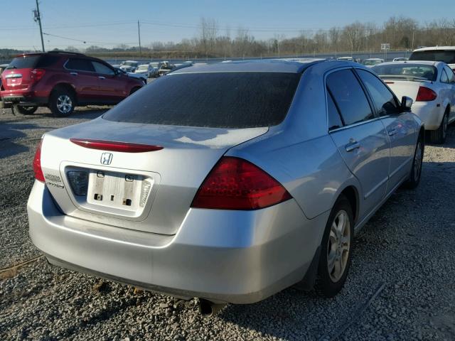 1HGCM56317A215182 - 2007 HONDA ACCORD SE SILVER photo 4