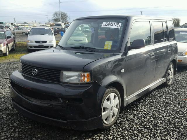 JTLKT324564064834 - 2006 TOYOTA SCION XB BLACK photo 2