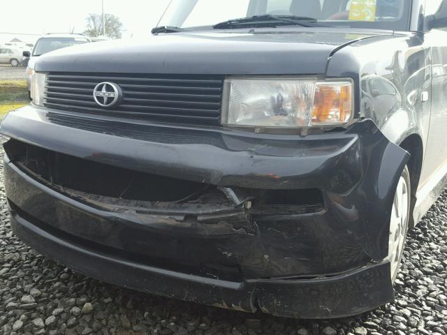 JTLKT324564064834 - 2006 TOYOTA SCION XB BLACK photo 9