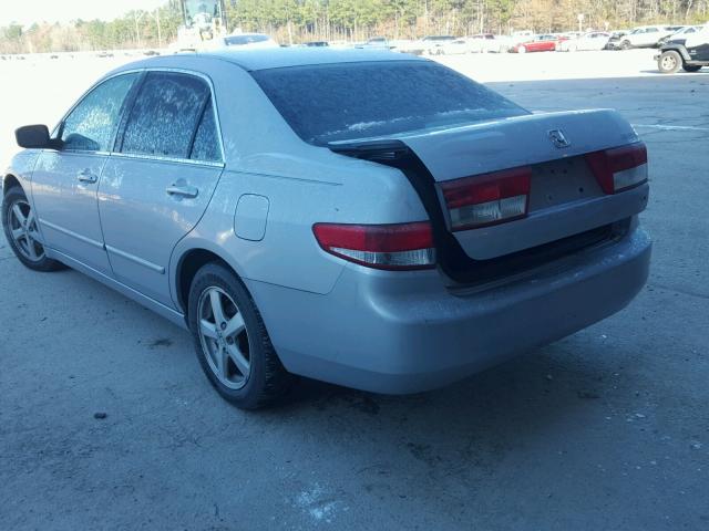 1HGCM56784A055798 - 2004 HONDA ACCORD EX SILVER photo 3