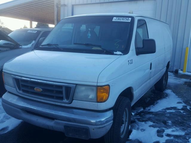 1FTSE34L34HA25241 - 2004 FORD ECONOLINE WHITE photo 2