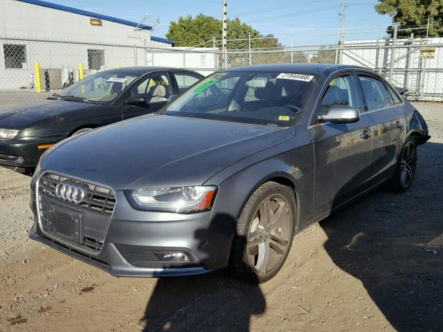 WAUFFAFL8DN038310 - 2013 AUDI A4 PREMIUM GRAY photo 2