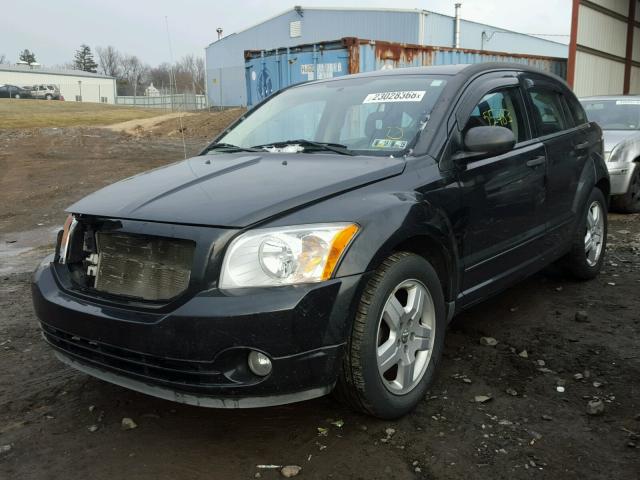 1B3HB48C88D591574 - 2008 DODGE CALIBER SX BLACK photo 2