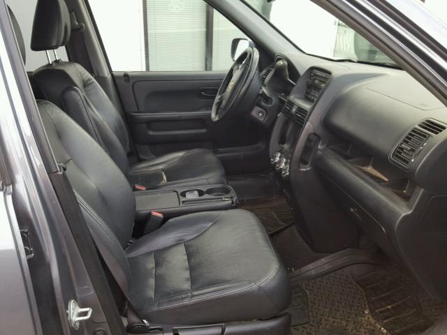 JHLRD78925C028396 - 2005 HONDA CR-V SE BLUE photo 5