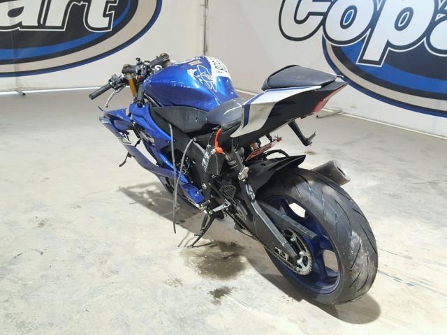 JYARJ28E7HA001812 - 2017 YAMAHA YZFR6 BLUE photo 3