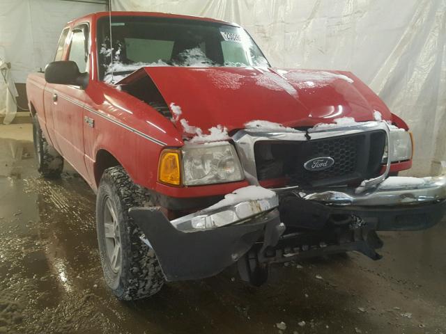 1FTZR15E24PB23576 - 2004 FORD RANGER SUP RED photo 1