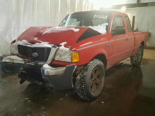 1FTZR15E24PB23576 - 2004 FORD RANGER SUP RED photo 2