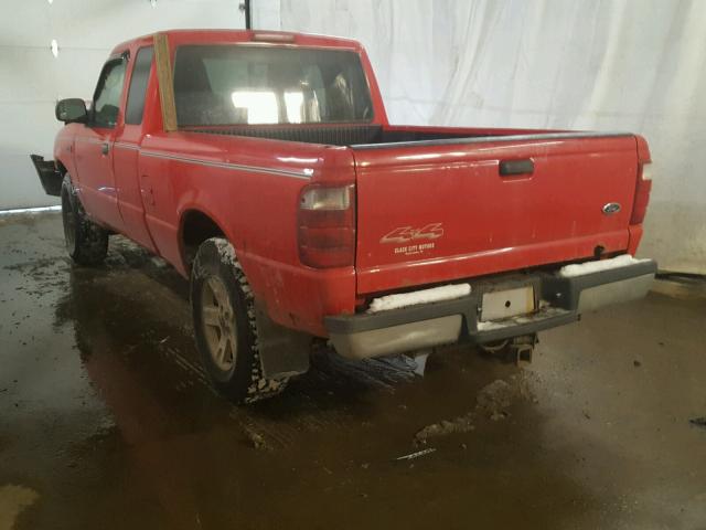 1FTZR15E24PB23576 - 2004 FORD RANGER SUP RED photo 3