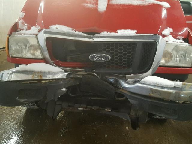 1FTZR15E24PB23576 - 2004 FORD RANGER SUP RED photo 7