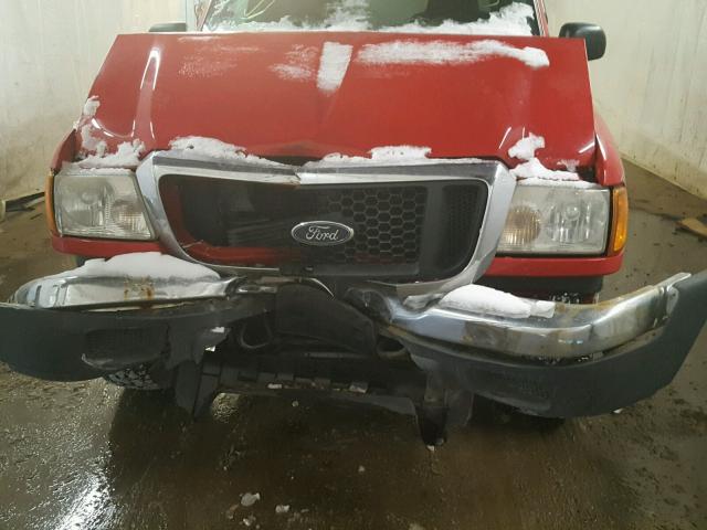 1FTZR15E24PB23576 - 2004 FORD RANGER SUP RED photo 9