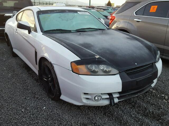 KMHHN65F23U099630 - 2003 HYUNDAI TIBURON GT WHITE photo 1