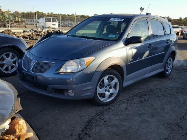 5Y2SL67846Z463083 - 2006 PONTIAC VIBE BLUE photo 2