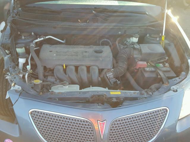 5Y2SL67846Z463083 - 2006 PONTIAC VIBE BLUE photo 7