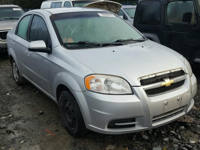 KL1TD5DE1BB181774 - 2011 CHEVROLET AVEO LS SILVER photo 1
