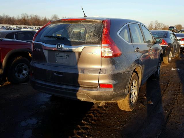 2HKRM4H37GH626627 - 2016 HONDA CR-V LX GRAY photo 4