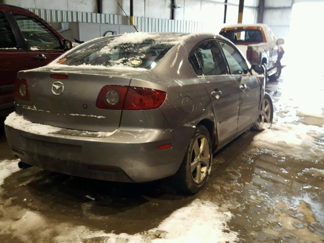 JM1BK32F751301758 - 2005 MAZDA 3 I GRAY photo 4