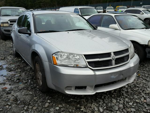 1B3CC4FB6AN106625 - 2010 DODGE AVENGER SX SILVER photo 1