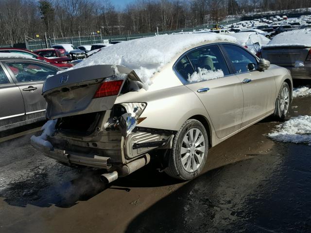 1HGCR2F88DA169535 - 2013 HONDA ACCORD EXL GOLD photo 4