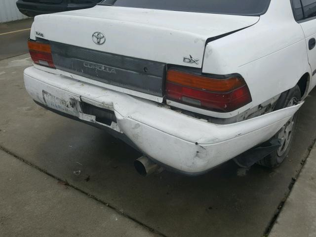 1NXAE09B1SZ251384 - 1995 TOYOTA COROLLA LE WHITE photo 9