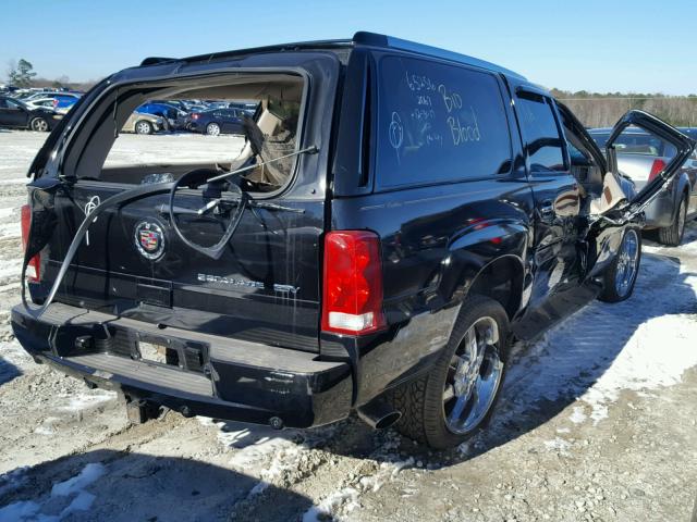 3GYFK66N34G222067 - 2004 CADILLAC ESCALADE E BLACK photo 4