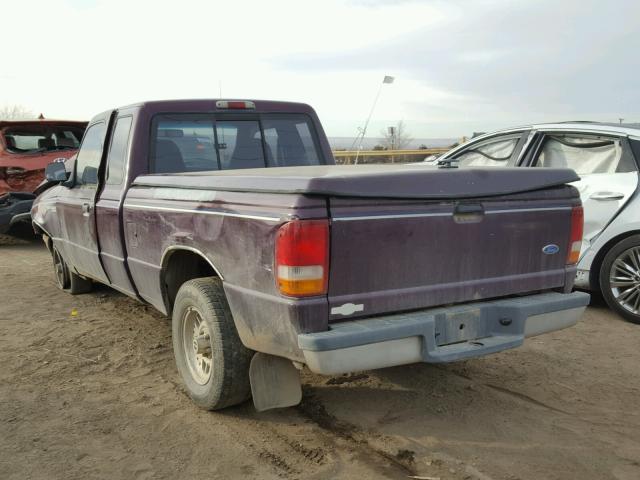 1FTCR14A3PPB35938 - 1993 FORD RANGER SUP MAROON photo 3