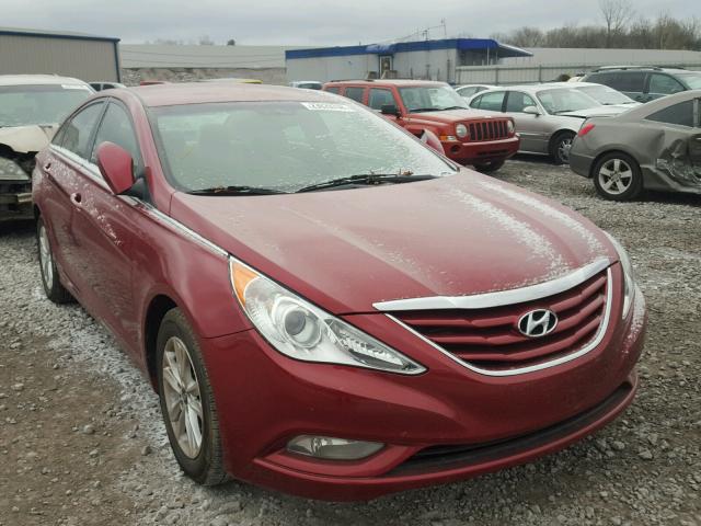 5NPEB4AC9DH742910 - 2013 HYUNDAI SONATA GLS RED photo 1