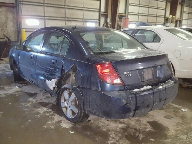 1G8AL55F47Z140526 - 2007 SATURN ION LEVEL BLUE photo 3