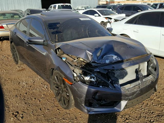 19XFC1F36GE031893 - 2016 HONDA CIVIC EX GRAY photo 1