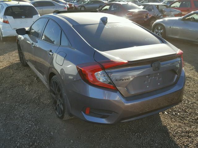 19XFC1F36GE031893 - 2016 HONDA CIVIC EX GRAY photo 3