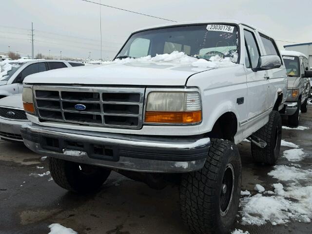 1FMEU15HXTLB03620 - 1996 FORD BRONCO U10 WHITE photo 2