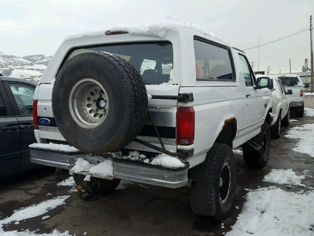 1FMEU15HXTLB03620 - 1996 FORD BRONCO U10 WHITE photo 4